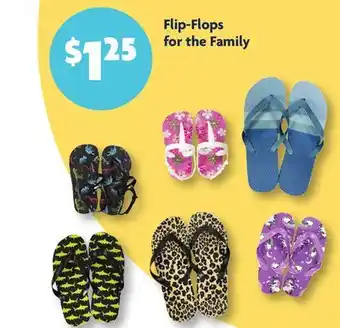 Family Dollar Flip-Flops for the Family offer