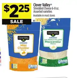 Dollar General Clover Valley Shredded Cheese offer