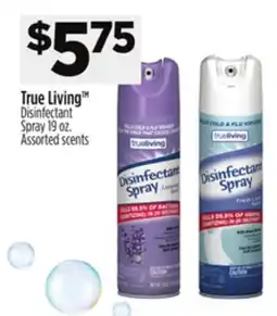 Dollar General True Living Disinfectant Spray offer
