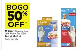 Dollar General Mr. Clean Disposable Gloves offer
