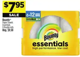 Dollar General Bounty Paper Towels Essentials offer