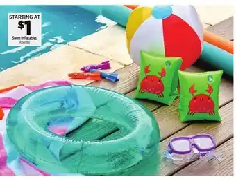 Dollar General Swim Inflatables offer