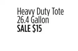 Dollar General Heavy Duty Tote offer