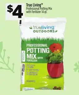 Dollar General True Living Professional Potting Mix with Fertilizer offer