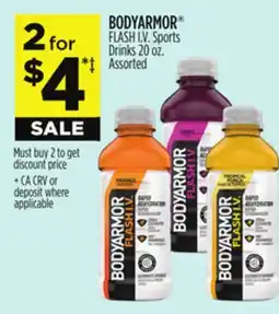 Dollar General BODYARMOR FLASH I. V. Sports Drinks offer