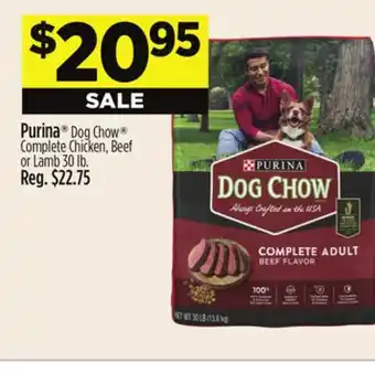 Dollar General Purina Dog Chow Complete Chicken, Beef or Lamb offer
