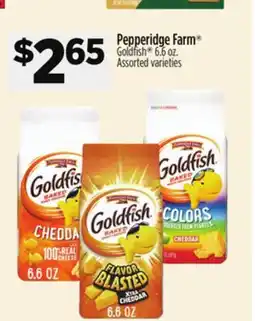 Dollar General Pepperidge Farm Goldfish offer