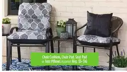 Dollar General Chair Cushion, Chair Pad, Seat Pad or Toss Pillows offer