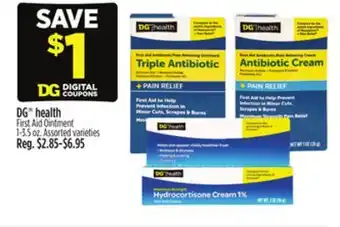 Dollar General DG health First Aid Ointment offer