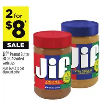 Dollar General Jif Peanut Butter offer