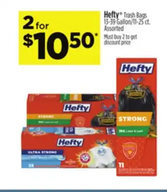 Dollar General Hefty Trash Bags offer