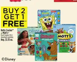 Dollar General Betty Crocker TM or Mott's Fruit Snacks offer