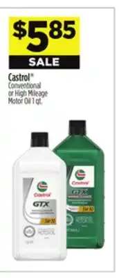 Dollar General Castrol Conventional or High Mileage Motor Oil offer