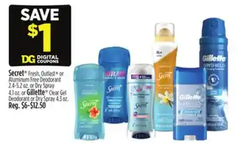 Dollar General Secret OR Outlast offer