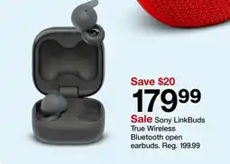 Target Sony LinkBuds True Wireless Bluetooth open earbuds offer