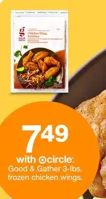 Target Good & Gather 3-lbs. frozen chicken wings offer