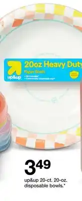 Target up & up 20 - oz. disposable bowls offer