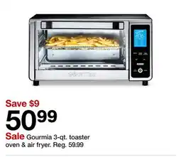 Target Gourmia 3-qt. toaster oven & air fryer offer