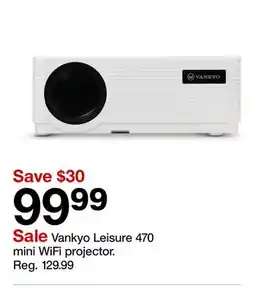 Target Vankyo Leisure 470 mini WiFi projector offer