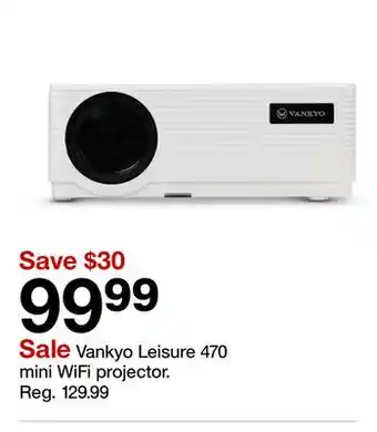 Target Vankyo Leisure 470 mini WiFi projector offer