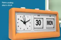 Target Retro analog alarm clock offer