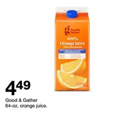 Target Good & Gather 64 - oz. orange juice offer