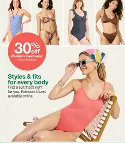 Target Women's swimwear offer