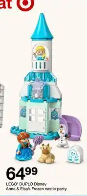 Target LEGO DUPLO Disney Anna & Elsa's Frozen castle party offer