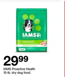 Target IAMS Proactive Health 15-lb. dry dog food offer