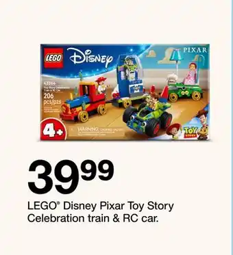 Target LEGO Disney Pixar Toy Story Celebration train & RC car offer
