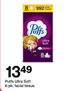 Target Puffs Ultra Soft 8-pk. facial tissue offer