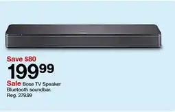 Target Bose TV Speaker Bluetooth soundbar offer