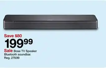 Target Bose TV Speaker Bluetooth soundbar offer