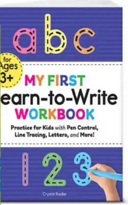 Target MY FIRST Learn-to-Write WORKBOOK offer