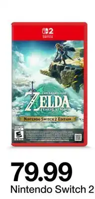 Target Zelda Nintendo Switch 2 offer