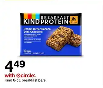 Target Kind 6-ct. breakfast bars offer