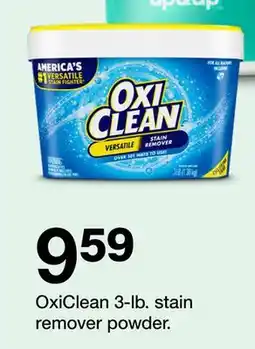 Target OxiClean 3-lb. stain remover powder offer