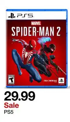 Target Spider-Man 2 PS5 offer