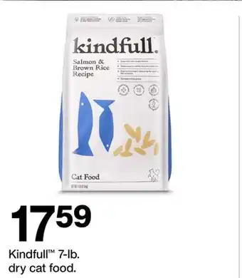 Target Kindfull 7-lb. dry cat food offer