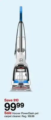 Target Hoover PowerDash pet carpet cleaner offer