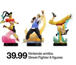 Target Nintendo amiibo Street Fighter 6 figures offer