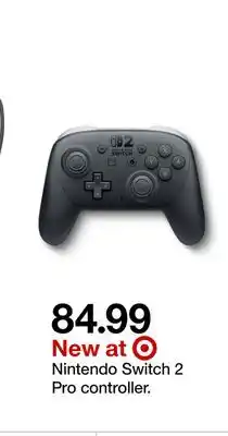 Target Nintendo Switch 2 Pro controller offer