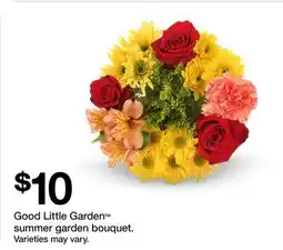Target Good Little Garden summer garden bouquet offer