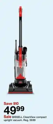 Target BISSELL CleanView compact upright vacuum offer
