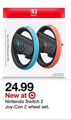 Target Nintendo Switch 2 Joy-Con 2 wheel set offer