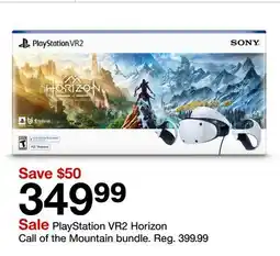Target PlayStation VR2 Horizon Call of the Mountain bundle offer