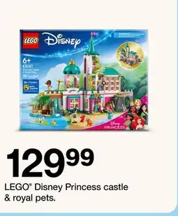 Target LEGO Disney Princess castle & royal pets offer