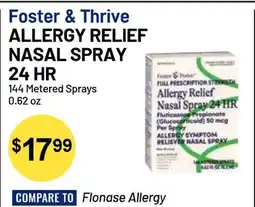 Health Mart Foster & Thrive ALLERGY RELIEF NASAL SPRAY 24 HR offer