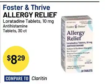 Health Mart Foster & Thrive ALLERGY RELIEF offer