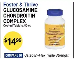 Health Mart Foster & Thrive GLUCOSAMINE CHONDROITIN COMPLEX offer